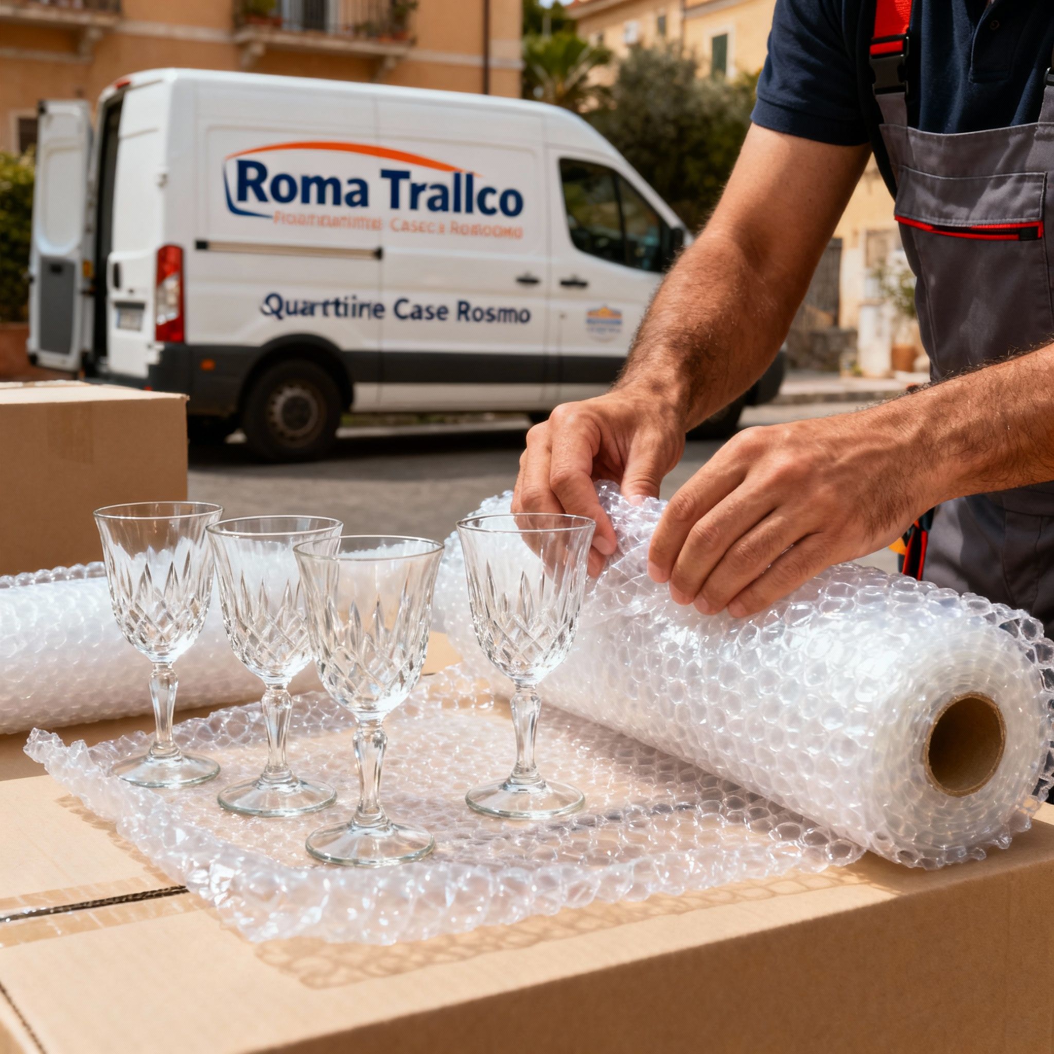 Quartiere Case Rosse - imballaggio professionale e protezione mobili
